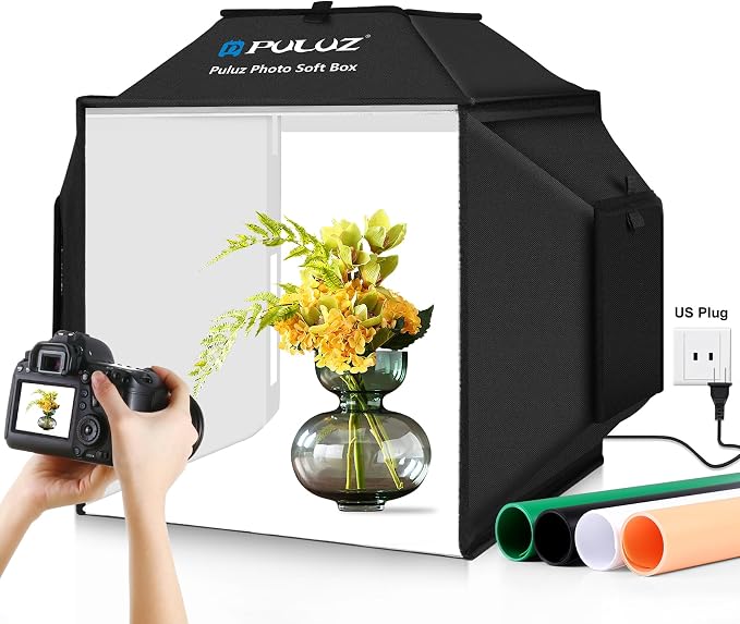 PULUZ Photo Studio Light Box 16'' x 16'' x 16'' Portable Foldable Photo Tent by PULUZ