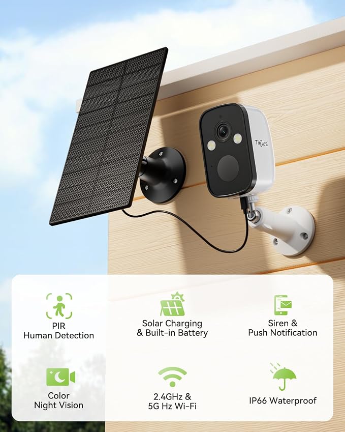 2K 5G Solar Security Cameras Wireless Outdoor 2-Pack, Wireless Cameras - Image 8