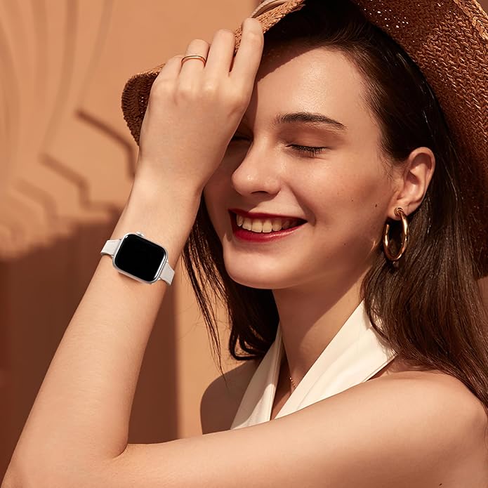 Charlam Slim Leather Band Compatible - Image 2