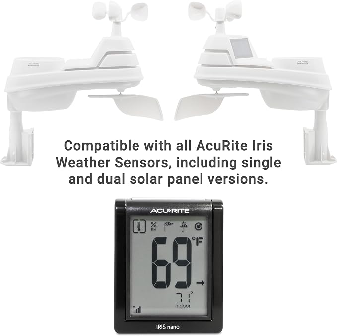 AcuRite Wireless Nano Display for AcuRite Iris® Home Weather Station - Image 6