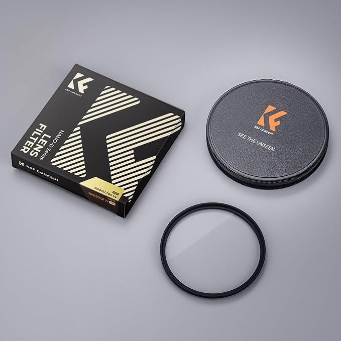 K&F CONCEPT 58mm MC UV Protection Filter Shockproof Tempered Optical Glass - Image 7