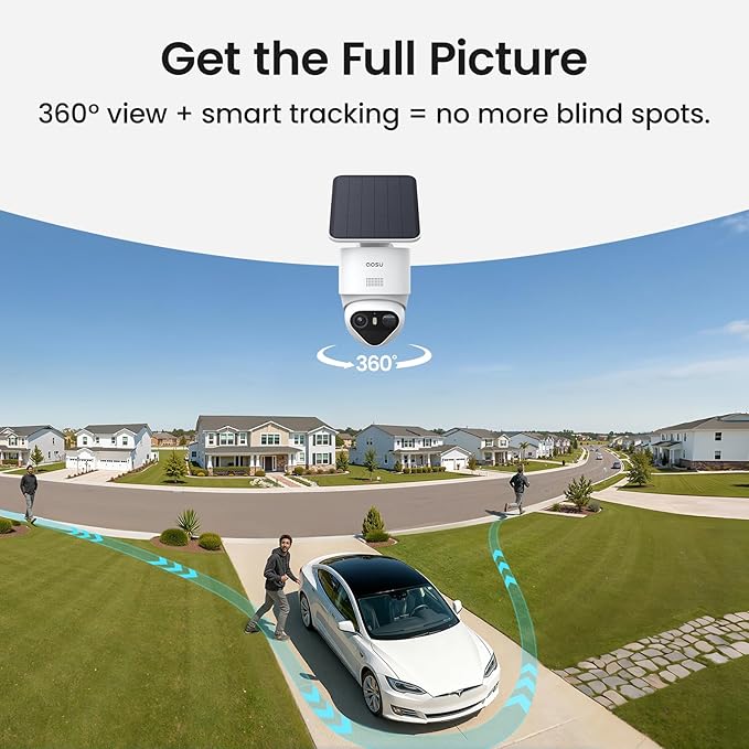 aosu T2 Ultra 4K Security Cameras Wireless Outdoor, 2 Cam Kit, Smart Home - Image 7