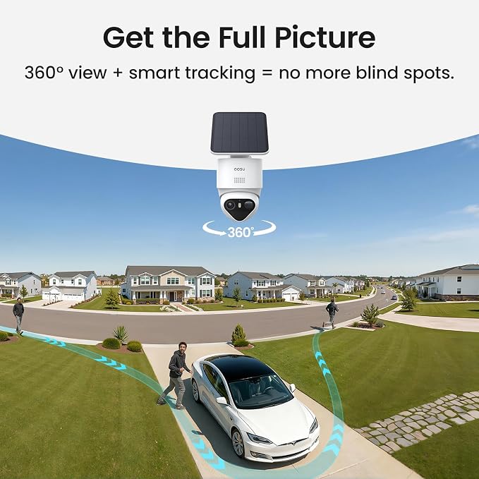 aosu T2 Ultra 4K Security Cameras Wireless Outdoor, 6 Cam Kit, Smart Home - Image 7