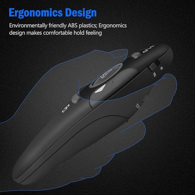 Presentation Remote Clicker, USB A & USB C Wireless Presenter - Image 6