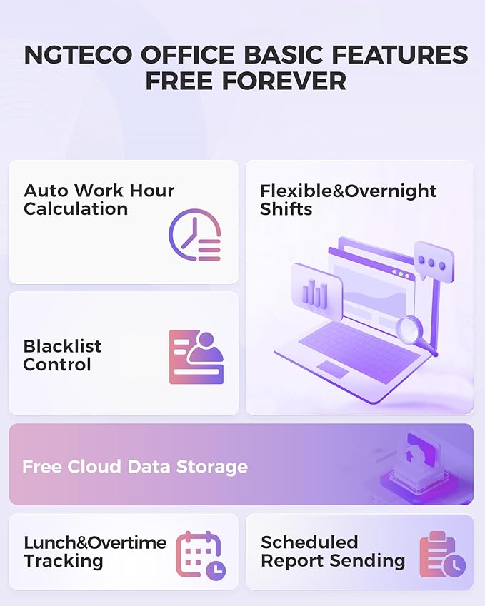NGTeco Time Clock Cloud-Based - Image 6