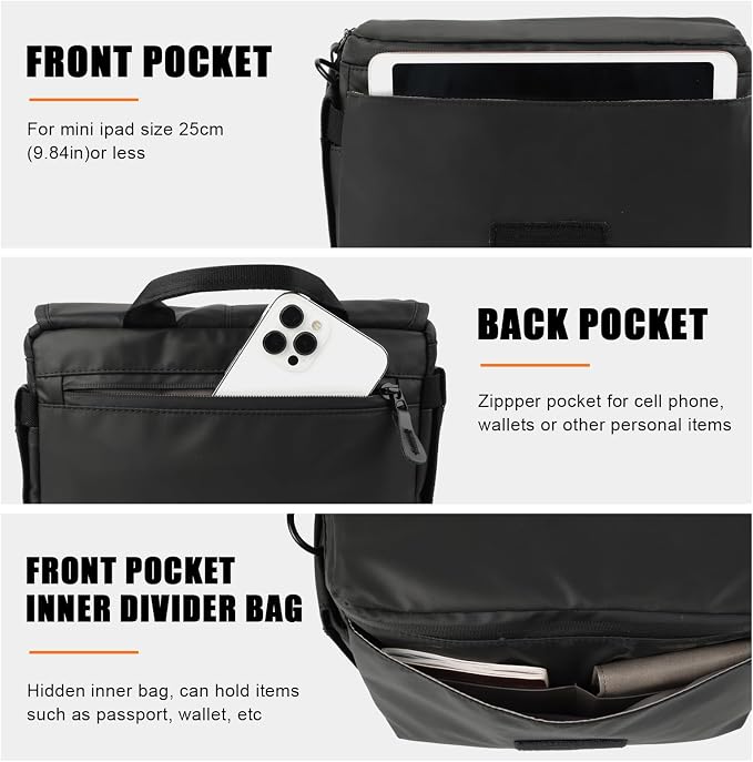 Besnfoto Camera Bag Small DSLR Camera Shoulder Bag - Image 4