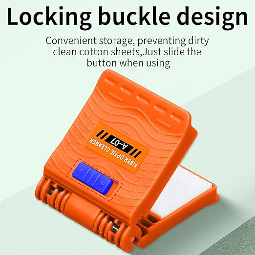 A-07 4PCS Equipped with 40 Replacement cores Fiber Optic Cleaning Wipe - Image 4