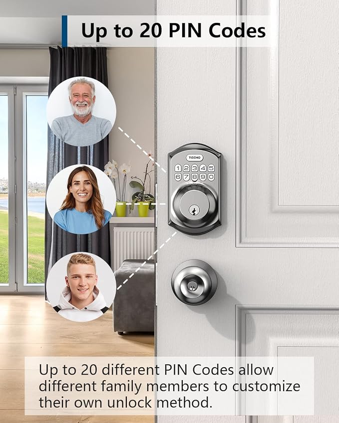 TEEHO TE001 Keyless Entry Door Lock - Image 2