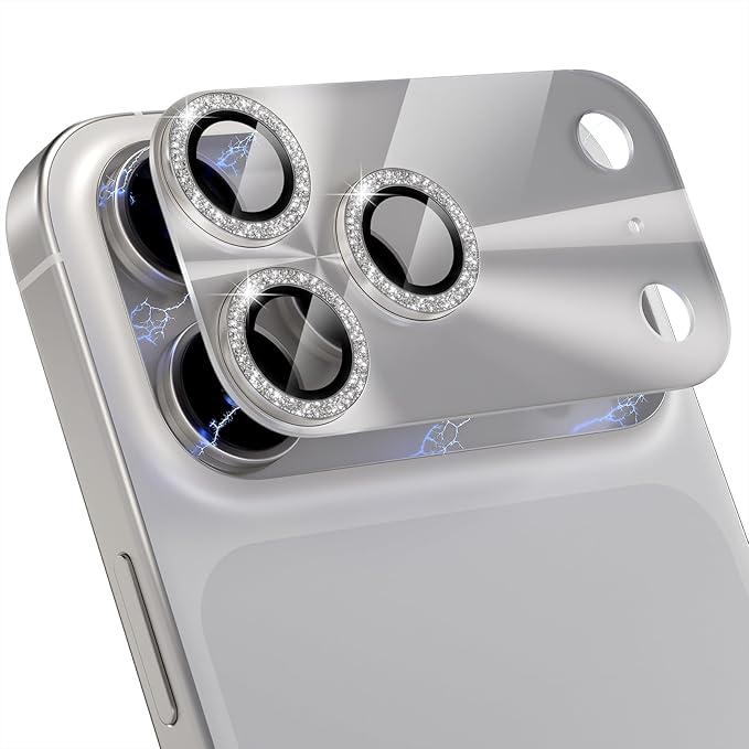 Choiche Compatible for iPhone 17 Pro Camera Lens Protector, Bling Camera Cover by Choiche