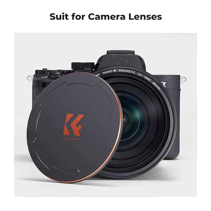 K&F CONCEPT 86mm Thread & Magnetic 2-in-1 Lens Filter Cap Only Compatible - Image 6