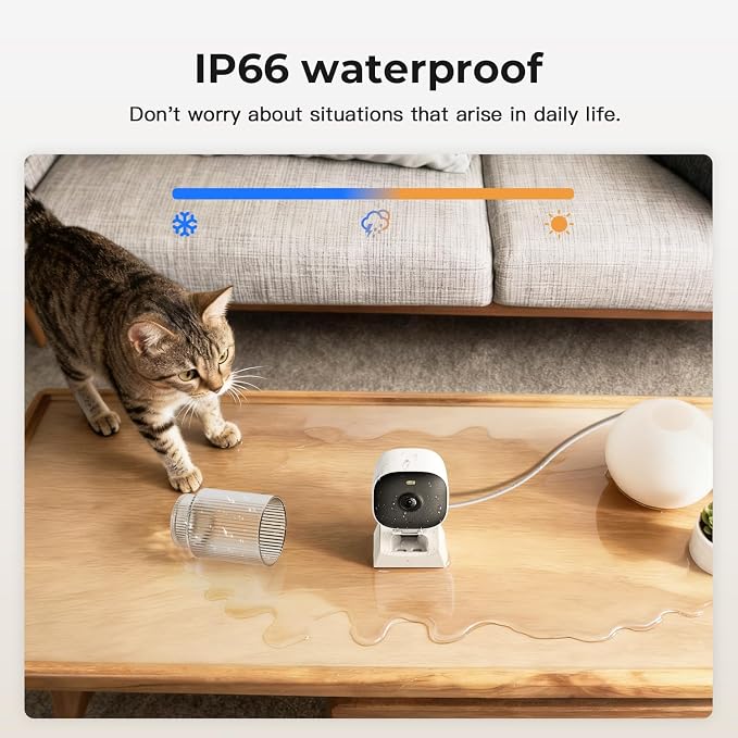 2K Cameras for Home Security, Indoor/Outdoor for Baby/Elder/Pet Monitoring - Image 7