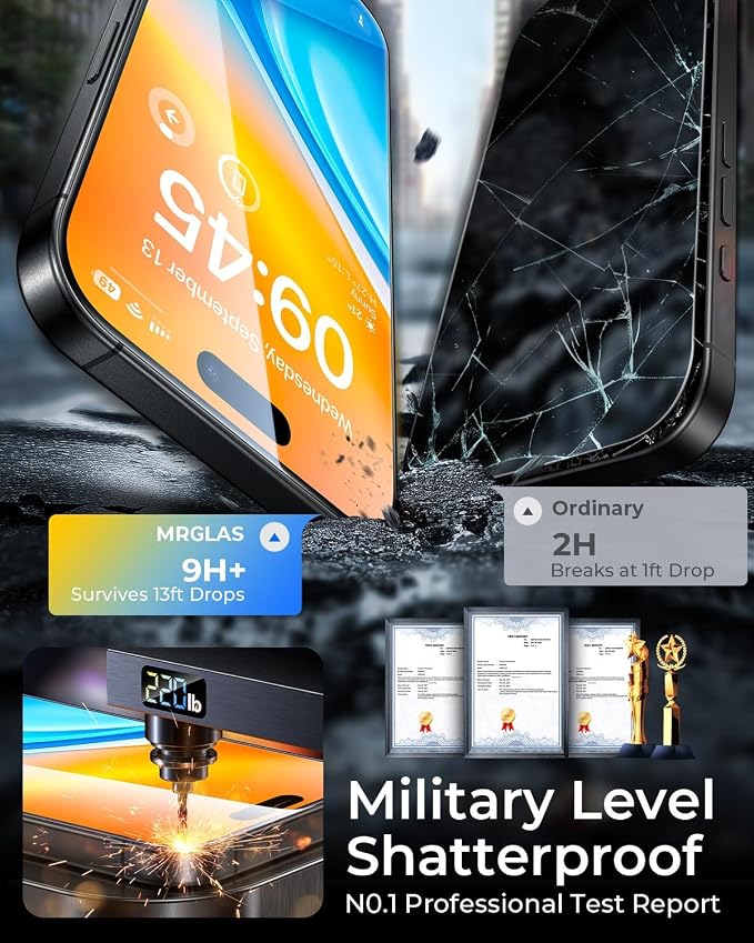 UNBREAK TOP 9H+ Glass 2+2 Packs - Image 3