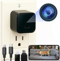 ALPHA TECH Indoor Camera with 160° Wide Angle, Plug in Offline Camera, No WiFi by ALPHATECH