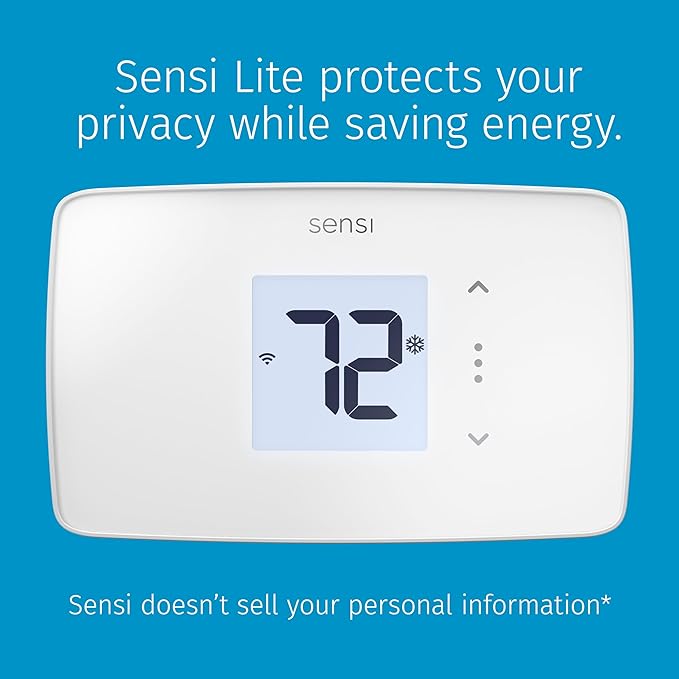 Sensi Lite Smart Thermostat, Programmable, Easy DIY, Works - Image 6