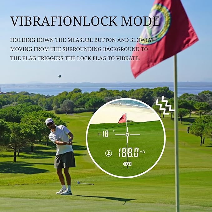 7 in 1 Golf Laser Rangefinder 6X Magnification - Image 4