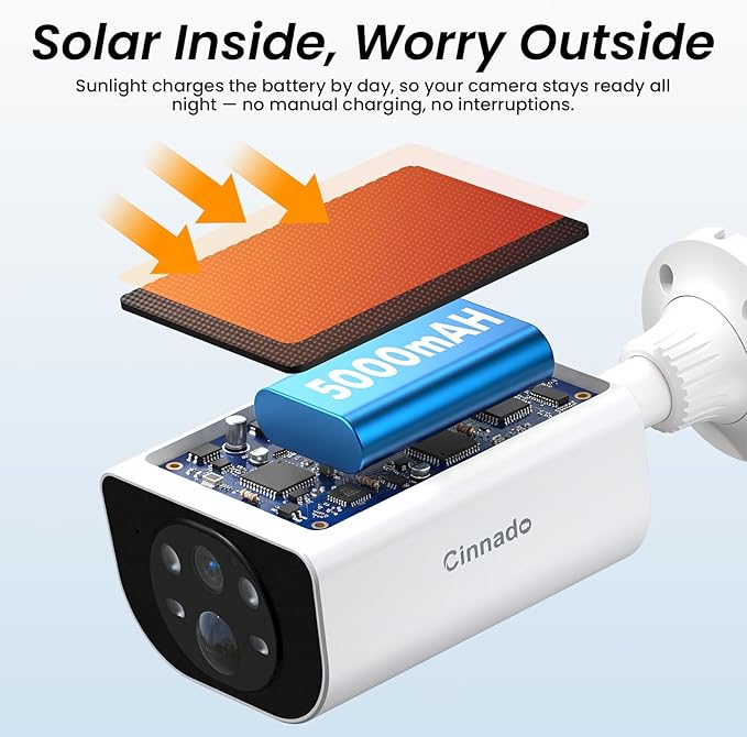 Cinnado Security Cameras Wireless Outdoor - Image 4