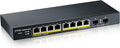 Zyxel 8 Port PoE Switch | Smart Managed | Gigabit Network Ethernet Switch | 8X by ZYXELNETWORKS