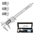 Digital Caliper, Adoric Caliper Measuring Tool 0-6" Stainless Steel Vernier by ADORIC