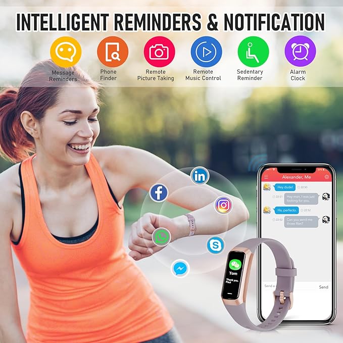 Fitness Tracker with 24/7 Heart Rate, Health Tracker with Step Counter Calories - Image 6