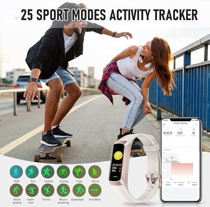 Fitness Tracker with 24/7 Heart Rate, Health Tracker with Step Counter Calories - Image 5