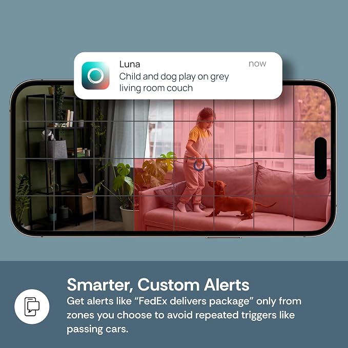 Luna 2K Indoor Camera and Indoor/Outdoor IP65 Wi-Fi Smart Home Security Cameras - Image 4