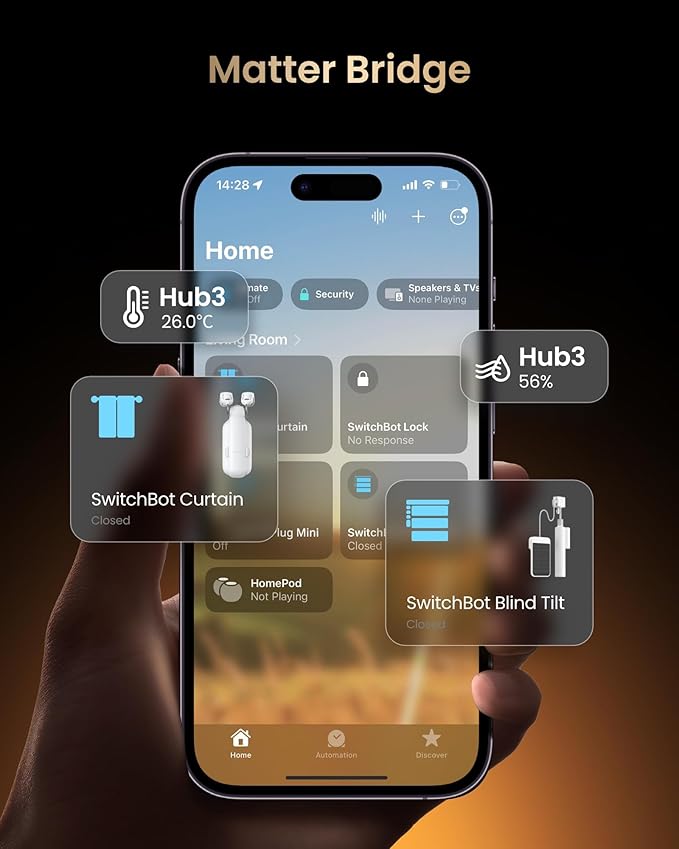 SwitchBot Hub 3 Smart Home Command Center: Screen + Physical Dial, IR Remote Hub - Image 3