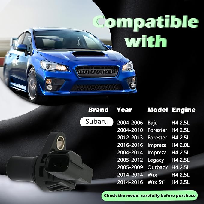 Engine Cam Camshaft Position Sensor H4 2.5L Compatible - Image 3