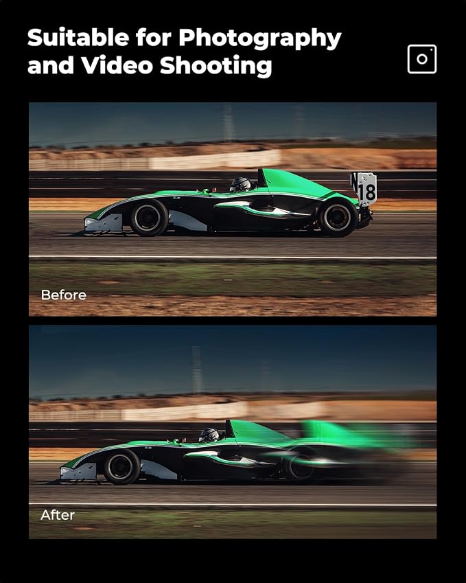 K&F CONCEPT 77mm Unilateral Blur Ghost Motion Filter Super Speed Effects - Image 6