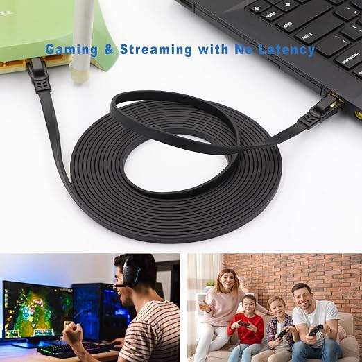 CAT8 Ethernet Cable 20ft, High Speed Heavy Duty Cat8 LAN Network Cable 40Gbps - Image 9