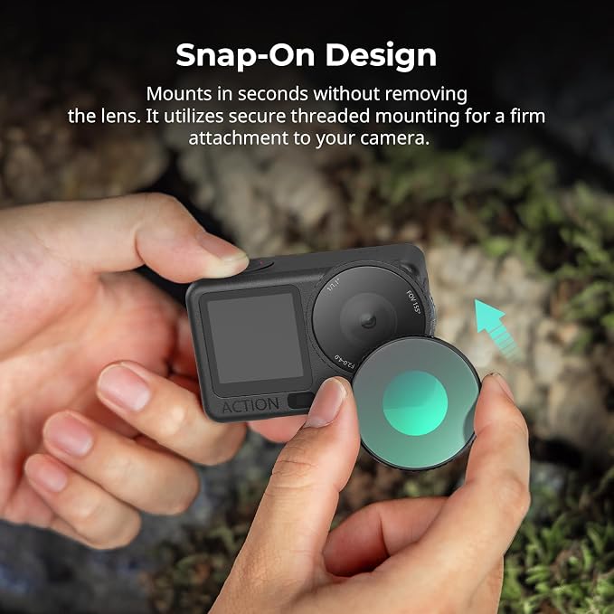 SmallRig CPL Filter for DJI Osmo Action 6, Circular Polarizer Lens - Image 2