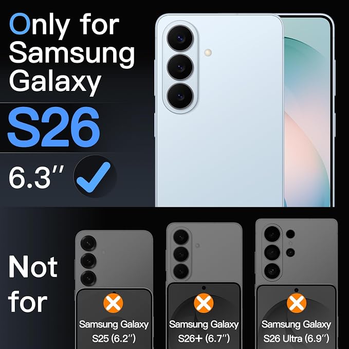 JETech Screen Protector for Samsung Galaxy S26 - Image 3