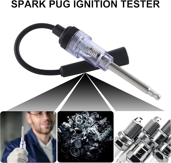 SINGARO Inline Spark Plug Tester, Plug-in Engine Ignition Tester, Car Exterior - Image 4