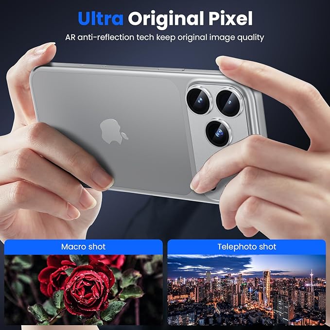WSKEN for iPhone 17 Pro Max Camera Lens Protector, Metal Aluminum Alloy - Image 2
