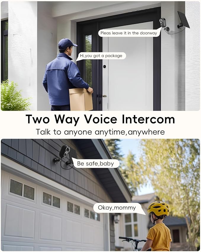 ZUMIMALL Solar Security Cameras Wireless Outdoor, Solar Camera Outdoor Wireless - Image 6