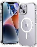 toushion 3 in 1 for iPhone 14 Case Clear by Unknown