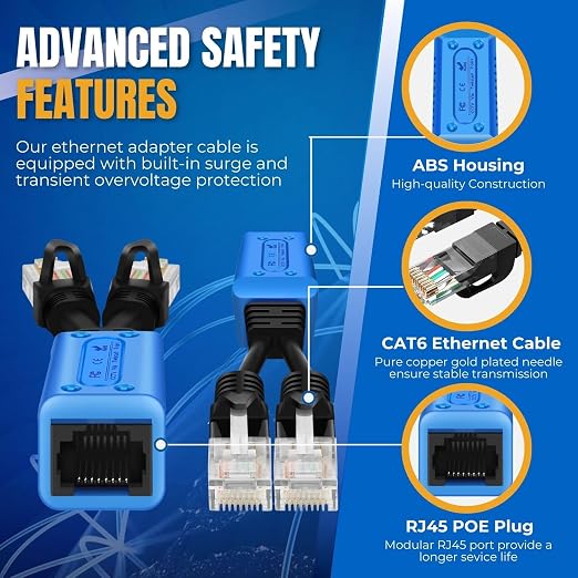 TNP RJ45 Ethernet Cable Combiner/Splitter Kit - Image 6