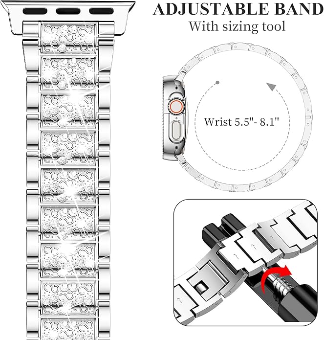 Mosonio Compatible with Apple Watch Band 38mm 40mm 41mm 42mm 44mm 45mm 46mm - Image 5