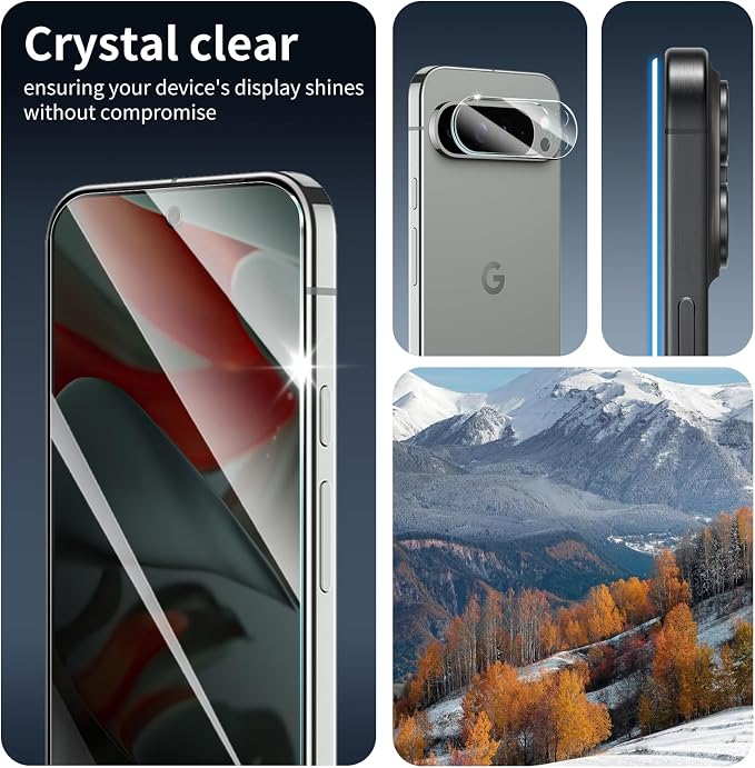 3+3+1-Pack, Privacy Screen Protector and Camera Lens Protector - Image 9