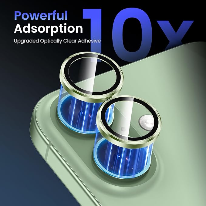 Tensea for iPhone 17 Camera Lens Protector, 9H Tempered Glass Camera Cover - Image 4