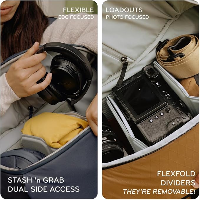 Peak Design Everyday Backpack 30L, MagLatch Top, Dual Side Access, FlexFold - Image 5