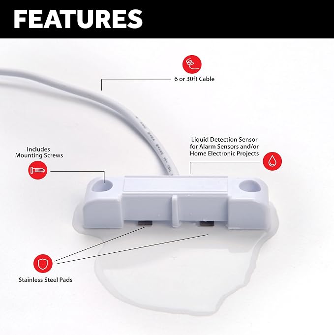 Floor Water Sensor for Flood and Leak Detection - Image 2