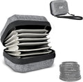 JJC Hard Shell Camera Lens Filter Case Up to 67mm, Water Resistant & Dustproof by JJC