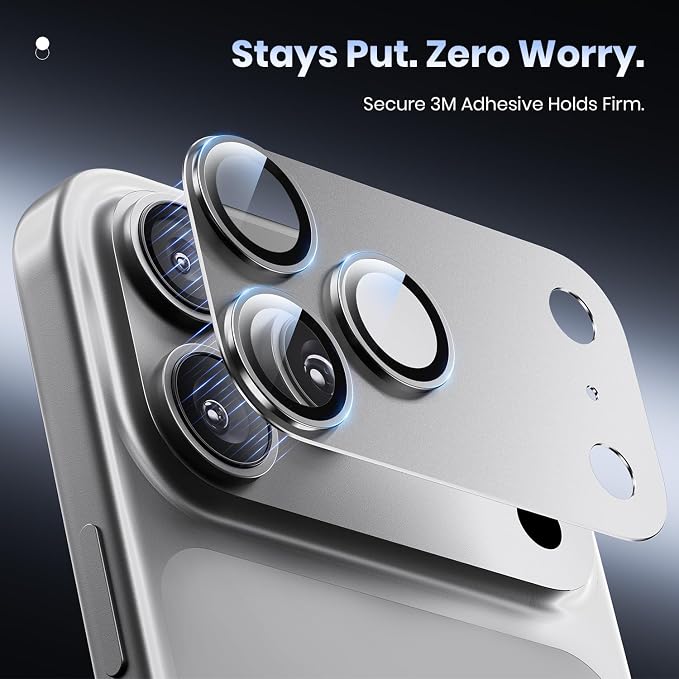 Hoerrye for iPhone 17 Pro Max Camera Lens Protector - Image 5