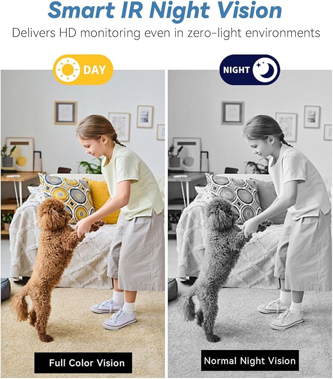1080P HD Wireless WiFi Indoor Camera Smoke Detector - Image 4