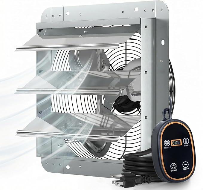 Amico 14" Shutter Exhaust Fan by Amico