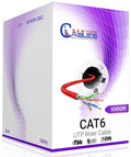 NewYork Cables | Cat6 Ethernet Cable 1000ft | Bulk Riser 23AWG, UTP 4 Pairs by NewYorkCables