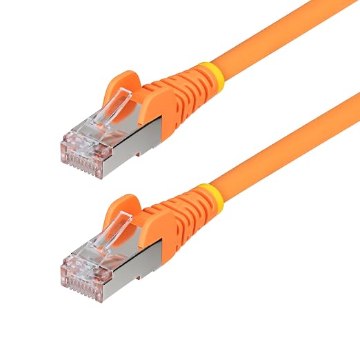 StarTech.com 25ft Orange CAT6a Ethernet Cable, Snagless RJ45, 100W PoE++ by StarTech