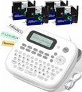 Label Maker Machine with 4 Tapes, D210s Labelmaker, Replacement by HOME