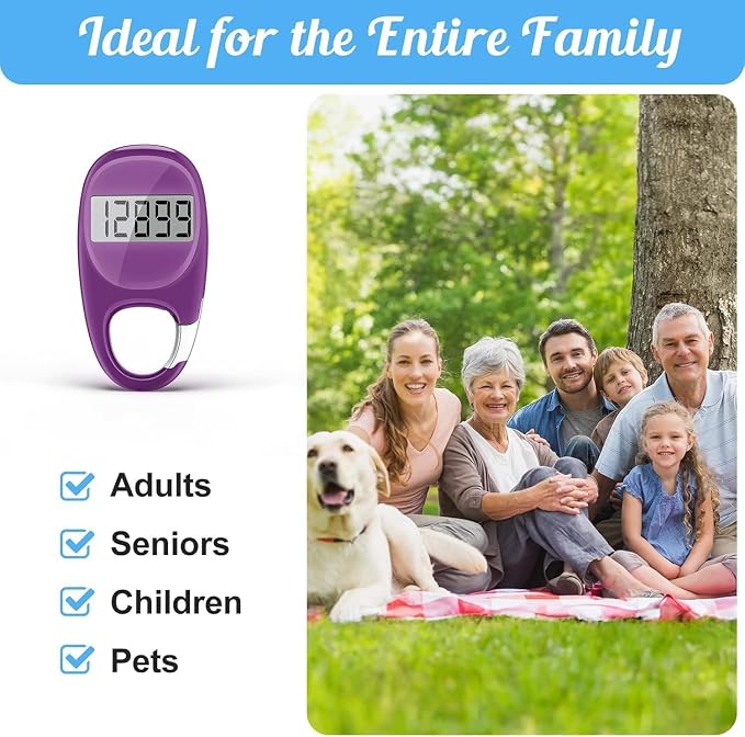 Simple Pedometer for Walking, Accurate Step Tracker - Image 4