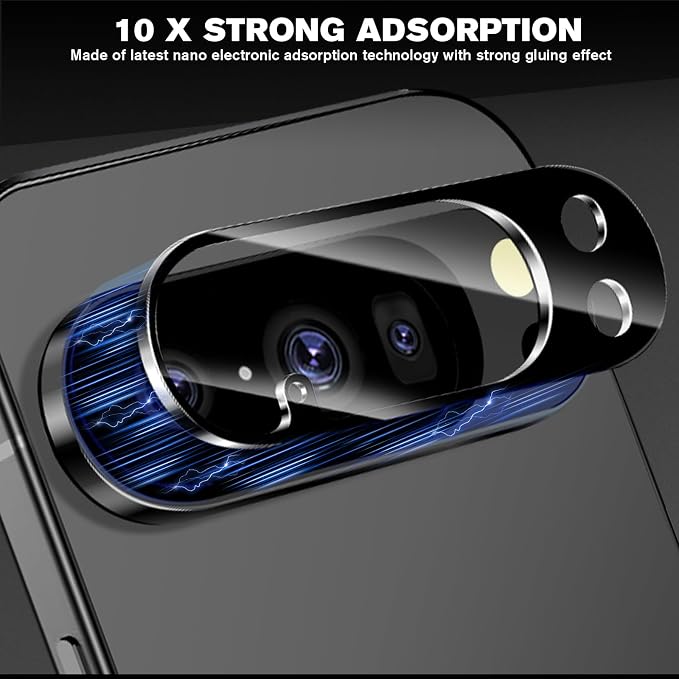 3 Pack for Google Pixel 10 Pro Camera Lens Protector, Tempered Glass 9 Hardness - Image 6